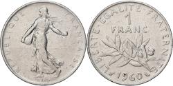 World Coins - France, Semeuse, Franc, 1960, Paris, , Nickel, KM:925.2, Gadoury:474