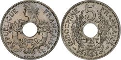 World Coins - FRENCH INDO-CHINA, 5 Cents, 1923, Paris, Copper-nickel, , KM:18