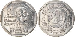 World Coins - Coin, France, René Cassin, 2 Francs, 1998, , Nickel, KM:1213