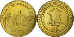World Coins - France, Token, Domme - Prison des templiers, Copper-nickel Aluminium,
