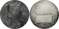 World Coins - France, Medal, Comité Régional d'Escrime des Flandres, Silvered bronze
