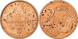 World Coins - Slovakia, 2 Euro Cent, 2009, Kremnica, Copper Plated Steel, , KM:96