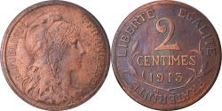 World Coins - Coin, France, Dupuis, 2 Centimes, 1913, Paris, , Bronze, KM:841