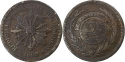 World Coins - Uruguay, 2 Centesimos, 1869, Uruguay Mint, Bronze, , KM:12