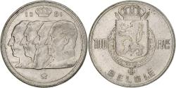 World Coins - Belgium, Baudouin, 100 Frank, 1951, Brussels, Silver, , KM:139