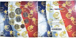 World Coins - France, Monnaie de Paris, 1 Cent to 2 Euro, euro set, 2004, BU,