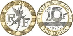 World Coins - Coin, France, Génie, 10 Francs, 1992, Proof, , Aluminum-Bronze, KM:964.2