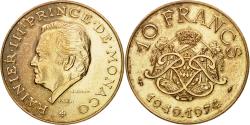 World Coins - Coin, Monaco, Rainier III, 10 Francs, 1974, Paris, ESSAI,