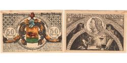 World Coins - Germany, Schleiz, 50 Pfennig, 1921-12-01, AU(50-53)