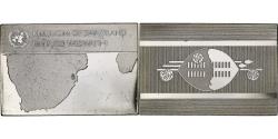 World Coins - France, Medal, United Nations Flags, Swaziland, Silver,