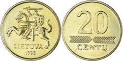 World Coins - Coin, Lithuania, 20 Centu, 1998, , Nickel-brass, KM:107