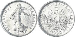 World Coins - Coin, France, 5 Francs, 1990