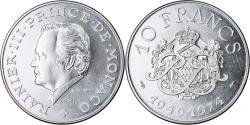 World Coins - Coin, Monaco, 10 Francs, 1974, ESSAI, , Silver, KM:E64, Gadoury:MC156