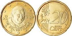World Coins - VATICAN CITY, 20 Euro Cent, 2011, BU, , Brass, KM:386