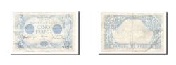 World Coins - Banknote, France, 5 Francs, 5 F 1912-1917 ''Bleu'', 1917, 1917-01-29, EF(40-45)