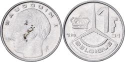 World Coins - Belgium, Franc, 1991, Nickel Plated Iron, , KM:170