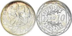 World Coins - France, 10 Euro, 2017, Paris, Centenaire du décès d'Auguste Rodin,