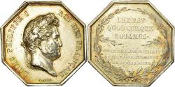 World Coins - France, Token, Notaires de l'Arrondissement de Senlis, Oise, Louis Philippe I