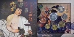 World Coins - San Marino, Coffret 1c. à 5€, Caravaggio, 2010, Rome, FDC,