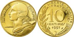 World Coins - Coin, France, Marianne, 10 Centimes, 1997, Paris, Proof,
