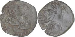 World Coins - Coin, FRENCH STATES, Franche-Comté, Albert & Isabella, 2 Deniers, 1619, Dole