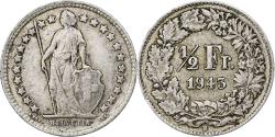 World Coins - Coin, Switzerland, 1/2 Franc, 1943, Bern, , Silver