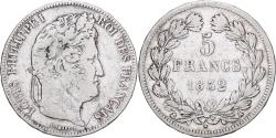 World Coins - France, Louis Philippe I, 5 Francs, 1832, Paris, Silver, , Gadoury:678