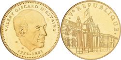 World Coins - France, Medal, Ve République, Valery Giscard d'Estaing, 1981, Copper-Nickel