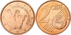 World Coins - Cyprus, 2 Euro Cent, 2009, Copper Plated Steel, , KM:79