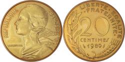 World Coins - Coin, France, Marianne, 20 Centimes, 1980, Paris, , Aluminum-Bronze