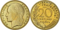World Coins - Coin, France, 20 Centimes, 1961, Paris, , Aluminium-Bronze, KM:E107