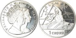 World Coins - Coin, Isle of Man, Crown, 2012, Pobjoy Mint, J.O de Londres - Kayak,