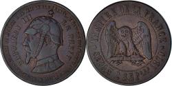 World Coins - Coin, France, Napoléon III, 10 Centimes, 1871, Paris, Satirique,
