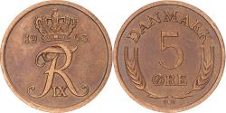 World Coins - Coin, Denmark, 5 Öre, 1963