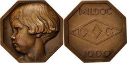 World Coins - France, Medal, Mildoc society, Young child, Business & industry, Turin