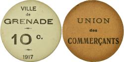 World Coins - Coin, France, Union des Commerçants, Grenade, 10 Centimes, 1917,