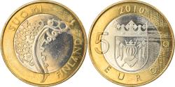 World Coins - Finland, 5 Euro, Provinces - Finland proper, 2010, Vantaa, , Bi-Metallic