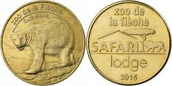 World Coins - France, Token, Touristic token, Zoo de la Flèche - Safari Lodge - Ours Blanc