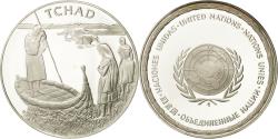 World Coins - France, Medal, Nations du Monde, Tchad, Politics, Society, War,
