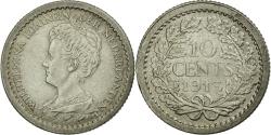 World Coins - Coin, Netherlands, Wilhelmina I, 10 Cents, 1913, , Silver, KM:145