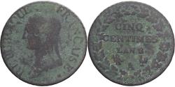 World Coins - Coin, France, Dupré, 5 Centimes, AN 8, Paris, , Copper, Gadoury:126
