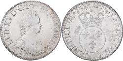 World Coins - France, Louis XV, Ecu Vertugadin, 1716, Paris, reformed, Silver,