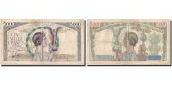 World Coins - France, 5000 Francs, Victoire, 1938-10-13, VF(20-25), Fayette:45.1, KM:91