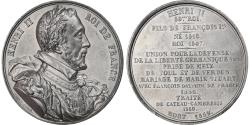 World Coins - France, Medal, Les Rois de France, Henri II, History, Caqué, , Tin