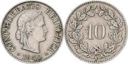World Coins - Switzerland, 10 Rappen, 1940, Bern, Copper-nickel, , KM:27