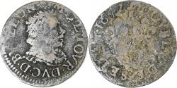 World Coins - Principality of Sedan, Frédéric-Maurice de la Tour, Double Tournois, 1642