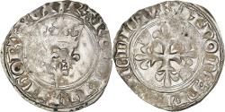 World Coins - Coin, France, Charles VI, Florette, Paris, , Billon, Duplessy:387A