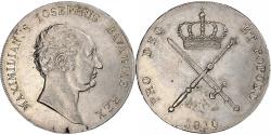World Coins - Kingdom of Bavaria, Maximilian I Joseph, Kronenthaler, 1819, Munich, Silver