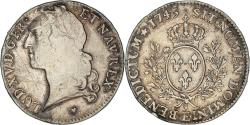 World Coins - Coin, France, Louis XV, Écu au bandeau, Ecu, 1745, Tours, , Silver
