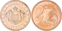 World Coins - Monaco, Rainier III, 2 Euro Cent, 2001, Paris, , Copper Plated Steel